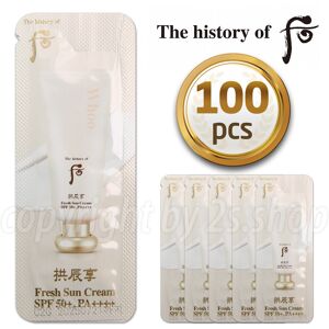 The History Of Whoo Fresh Sun Cream Spf50+, Pa++++ 1ml 10pcs~100pcs The History Of Whoo Fresh Sun Cream Spf50+, Pa++++ 1ml 10pcs~100pcs
