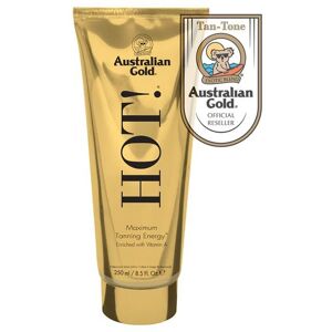 Australian Gold Hot Maximum Energy Tanning Lotion Sunbed Tan Cream 250ml Australian Gold Hot Maximum Energy Tanning Lotion Sunbed Tan Cream 250ml