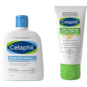 Cetaphil Daily Defence Spf For Sensitive Skin, Spf 30 Moisturiser/spf 50 Minera Cetaphil Daily Defence Spf For Sensitive Skin, Spf 30 Moisturiser/spf 50 Minera