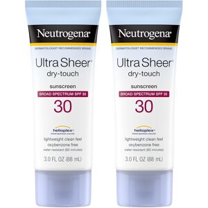 Neutrogena Ultra Sheer Dry-Touch Water Resistant And Non-Greasy Sunscreen Lotio Neutrogena Ultra Sheer Dry-Touch Water Resistant And Non-Greasy Sunscreen Lotio