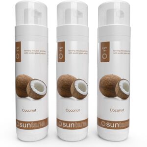 Suntana Light Self Tanning Mousse - Coconut - 8% DHA - 3 Pack Suntana Light Self Tanning Mousse - Coconut - 8% DHA - 3 Pack