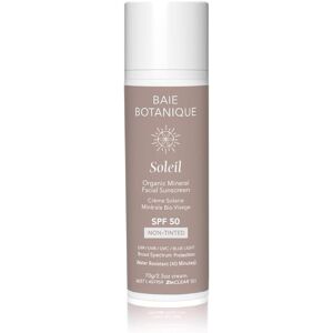 New Size - Baie Botanique Soleil Organic Facial Sunscreen Spf 50 - Chemical Fil New Size - Baie Botanique Soleil Organic Facial Sunscreen Spf 50 - Chemical Fil