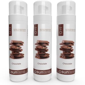 Suntana Chocolate Fragranced 12% Dark Self Tanning Mousse - 3 Pack Combo Suntana Chocolate Fragranced 12% Dark Self Tanning Mousse - 3 Pack Combo