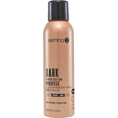 Sienna X Sienna-X Dark Tinted Self Tan Mousse 200ml. Vegan Friendly & Cruelty Free Formul Sienna X Sienna-X Dark Tinted Self Tan Mousse 200ml. Vegan Friendly & Cruelty Free Formul