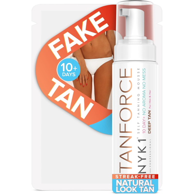 Nyk1 Tanforce Fake Tan Mousse For Natural Self Tan (250ml) Self Tanning Lotion For Sm Nyk1 Tanforce Fake Tan Mousse For Natural Self Tan (250ml) Self Tanning Lotion For Sm