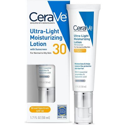 Cerave Ultra-Light Face Lotion/face Moisturizer With Sunscreen Spf 30 (50ml) Cerave Ultra-Light Face Lotion/face Moisturizer With Sunscreen Spf 30 (50ml)