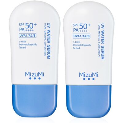 2 X Mizumi Uv Water Serum Spf50+ Pa++++ 100 Mineral Sunscreen Sensitive Skin 40g 2 X Mizumi Uv Water Serum Spf50+ Pa++++ 100 Mineral Sunscreen Sensitive Skin 40g