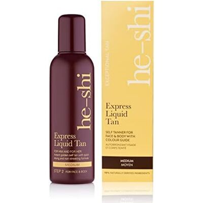 He-Shi New He Shi Express Liquid Tan Instant Natural Flawless Self Tan He Fast Shippin He-Shi New He Shi Express Liquid Tan Instant Natural Flawless Self Tan He Fast Shippin
