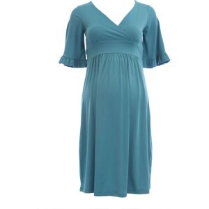 Olian Maternity Women'S Ruffle Sleeve Surplice Neck Dress New Olian Maternity Women'S Ruffle Sleeve Surplice Neck Dress New