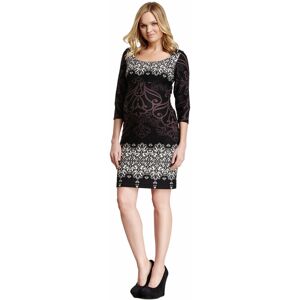 Olian Maternity Women'S Multi Floral Allover Print 3/4 Sleeve Dress Nwt Olian Maternity Women'S Multi Floral Allover Print 3/4 Sleeve Dress Nwt