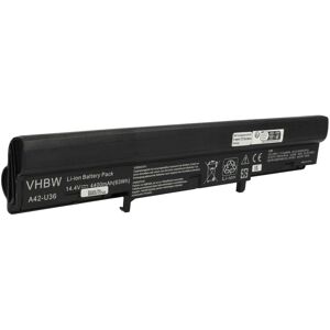Vhbw Battery For Asus A41-U36 4inr18/65-2 A42-U36 4inr18/65 4400mah Vhbw Battery For Asus A41-U36 4inr18/65-2 A42-U36 4inr18/65 4400mah