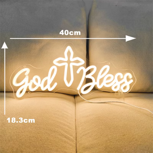 Does Not Apply God Bless Neon Sign Led Light Wall Hanging With Usb Power Neon Sign Children'S B Does Not Apply God Bless Neon Sign Led Light Wall Hanging With Usb Power Neon Sign Children'S B