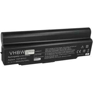 Vhbw Battery For Sony Vaio Vgn-Fj290 Vgn-Fj270p/bk1 Vgn-Fj290l1g Vgn-Fj290l1b 6600mah Vhbw Battery For Sony Vaio Vgn-Fj290 Vgn-Fj270p/bk1 Vgn-Fj290l1g Vgn-Fj290l1b 6600mah