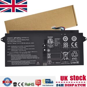 Ap12f3j Laptop Battery For Acer Aspire S7-391-6413 S7-391-6662 S7-391-6822 35wh Ap12f3j Laptop Battery For Acer Aspire S7-391-6413 S7-391-6662 S7-391-6822 35wh