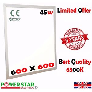 Powerstar New 45w Led Ceiling Panel 600x600mm Flat Slim Light Cool White Down Light 6500k Powerstar New 45w Led Ceiling Panel 600x600mm Flat Slim Light Cool White Down Light 6500k