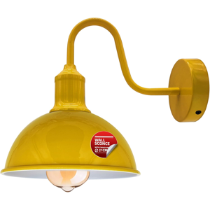 Does Not Apply Industrial Modern Vintage Wall Sconce Light - Retro Metal Shade With Swan Neck A Does Not Apply Industrial Modern Vintage Wall Sconce Light - Retro Metal Shade With Swan Neck A