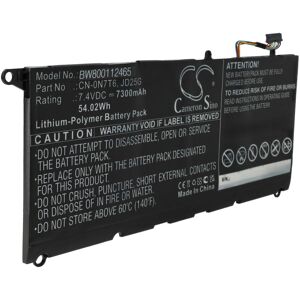 Vhbw Battery For Dell Xps 13-9350-D1608t 13-9350-D1609 13-9350-D1708 7300mah Vhbw Battery For Dell Xps 13-9350-D1608t 13-9350-D1609 13-9350-D1708 7300mah