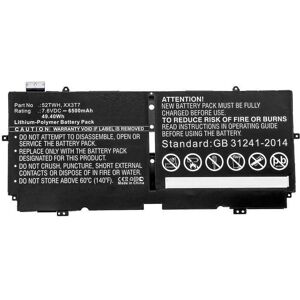 Coreparts Xx3t7-Cp Laptop Battery. 49.40wh Coreparts Xx3t7-Cp Laptop Battery. 49.40wh