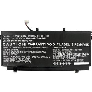 Coreparts Laptop Battery For Hp 57wh Li-Pol 11.55v 4900mah Coreparts Laptop Battery For Hp 57wh Li-Pol 11.55v 4900mah
