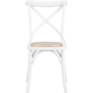 Lpd Fitzroy Framed Dining Chairs With Cane Seat Pad & White Beech Legs Pack Of 2 Lpd Fitzroy Framed Dining Chairs With Cane Seat Pad & White Beech Legs Pack Of 2