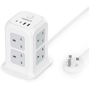 Does Not Apply Tower Extension Lead 4 Usb Slots (2 Usb C), Extension Lead 13a 3250w, 8 Way Mul Does Not Apply Tower Extension Lead 4 Usb Slots (2 Usb C), Extension Lead 13a 3250w, 8 Way Mul