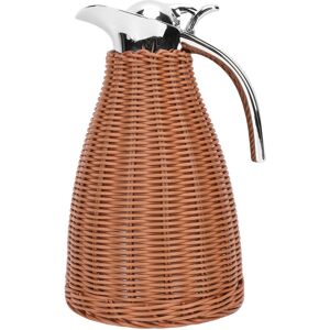 Coffee Brown Woven Insulated Carafe Sus304 1.5l Thermal Coffee Pot 12h Heat 24h Coffee Brown Woven Insulated Carafe Sus304 1.5l Thermal Coffee Pot 12h Heat 24h