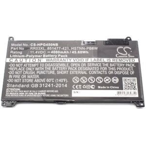 Vhbw Battery For Hp Probook 470 G4 (Y8b64ea) 470 G4 (Y8b66ea) 4000mah Vhbw Battery For Hp Probook 470 G4 (Y8b64ea) 470 G4 (Y8b66ea) 4000mah