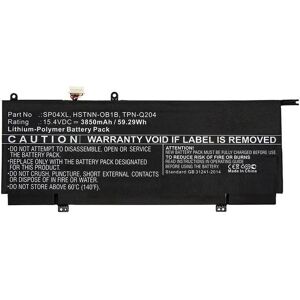 CoreParts HP Laptop Battery - 59.29Wh, Black - Laptop Battery CoreParts HP Laptop Battery - 59.29Wh, Black - Laptop Battery