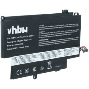 Vhbw Battery For Lenovo Thinkpad Yoga 12 (20dl-L0040au) 3150mah Vhbw Battery For Lenovo Thinkpad Yoga 12 (20dl-L0040au) 3150mah