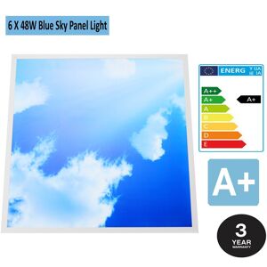 Kartols 6pack 90w Panel Light Fixture Ceiling Lamps Dimmable Blue Sky Light Hallway + Dr Kartols 6pack 90w Panel Light Fixture Ceiling Lamps Dimmable Blue Sky Light Hallway + Dr