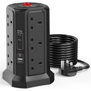 Does Not Apply Tower Extension Lead With Usb Slots And Pd 65w Usb C Fast Charger, 5 Usb Ports ( Does Not Apply Tower Extension Lead With Usb Slots And Pd 65w Usb C Fast Charger, 5 Usb Ports (