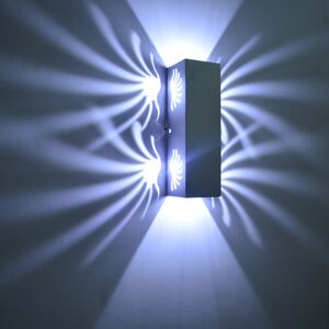 Luminturs 2w Led Wall Sconces Indoor Up/down Light Fixture Decoration Butterfly Shape Ktv Luminturs 2w Led Wall Sconces Indoor Up/down Light Fixture Decoration Butterfly Shape Ktv