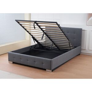 Madefor.Living Oslo Ottoman Storage Gas Lift Up Double Bedframe 4ft6 Grey Madefor.Living Oslo Ottoman Storage Gas Lift Up Double Bedframe 4ft6 Grey