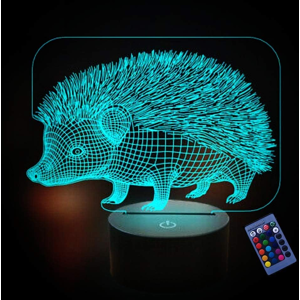 Does Not Apply Creative 3d Hedgehog Night Light 16 Colors Changing Usb Power Remote Control Tou Does Not Apply Creative 3d Hedgehog Night Light 16 Colors Changing Usb Power Remote Control Tou