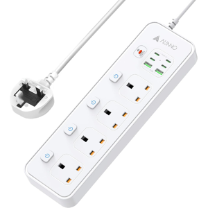 Does Not Apply Aunno 4 Way Extension Lead With Usb-C Usb Ports 1.8m Surge Protected Power Strip Does Not Apply Aunno 4 Way Extension Lead With Usb-C Usb Ports 1.8m Surge Protected Power Strip