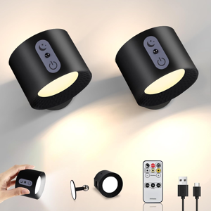 Does Not Apply Indoor Wall Light With Remote Control,2 Pieces,Led Wall Lamp Without Power Conne Does Not Apply Indoor Wall Light With Remote Control,2 Pieces,Led Wall Lamp Without Power Conne