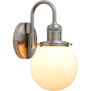 Does Not Apply White Wall Sconce Bedside Wall Light Fixture, Indoor Wall Lights With Opal White Does Not Apply White Wall Sconce Bedside Wall Light Fixture, Indoor Wall Lights With Opal White