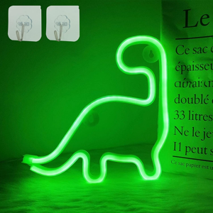 Does Not Apply Dinosaur Neon Light Cute Led Neon Sign Green Neon Light Usb & Battery Powered Wa Does Not Apply Dinosaur Neon Light Cute Led Neon Sign Green Neon Light Usb & Battery Powered Wa