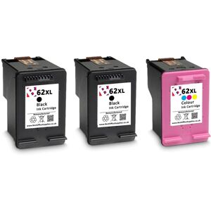 HP 62 XL Black & Colour Refilled Ink Cartridge - Ink Cartridge HP 62 XL Black & Colour Refilled Ink Cartridge - Ink Cartridge