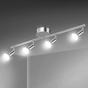 Defurhome Led Ceiling Light Rotatable, 4 Way Adjustable Modern Ceiling Spotligh Defurhome Led Ceiling Light Rotatable, 4 Way Adjustable Modern Ceiling Spotligh