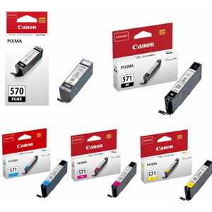 Original Canon Pgi-570bk Cli-571 Cmyk Ink Cartridges For Pixma Ts5051 Ts5050 Original Canon Pgi-570bk Cli-571 Cmyk Ink Cartridges For Pixma Ts5051 Ts5050