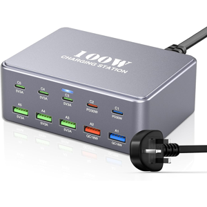 Does Not Apply 100w Usb C Fast Charger Plug, 6-Port Gan Iii Charging Station Pd 100w 65w 44w 20 Does Not Apply 100w Usb C Fast Charger Plug, 6-Port Gan Iii Charging Station Pd 100w 65w 44w 20