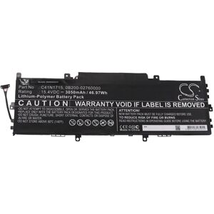 Vhbw Battery For Asus Zenbook 13 Ux331un-Eg080t Ux331un-Eg062t Ux331un-Eg070t 3050mah Vhbw Battery For Asus Zenbook 13 Ux331un-Eg080t Ux331un-Eg062t Ux331un-Eg070t 3050mah