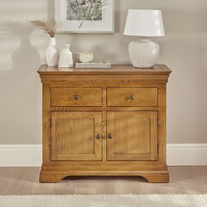 The Furniture Market French Louis Oak Medium 2 Drawer 2 Door Sideboard The Furniture Market French Louis Oak Medium 2 Drawer 2 Door Sideboard