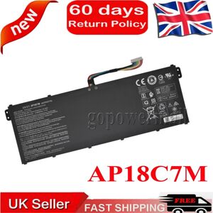 55.9wh 15.4v Ap18c7m Battery For Acer Swift 5 Sf514-54gt Sp513-54n-546v Sf313-52 55.9wh 15.4v Ap18c7m Battery For Acer Swift 5 Sf514-54gt Sp513-54n-546v Sf313-52