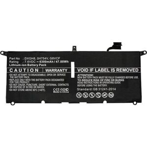 Coreparts Dxgh8-Cp Laptop Battery. 48wh Li-Pol Coreparts Dxgh8-Cp Laptop Battery. 48wh Li-Pol