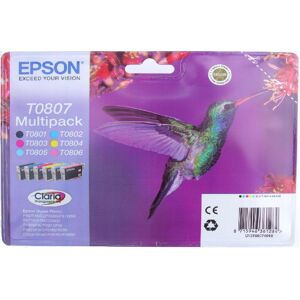 Epson T0807 Hummingbird Genuine Multipack Ink Cartridges Claria To807 Rx585 Uk Epson T0807 Hummingbird Genuine Multipack Ink Cartridges Claria To807 Rx585 Uk
