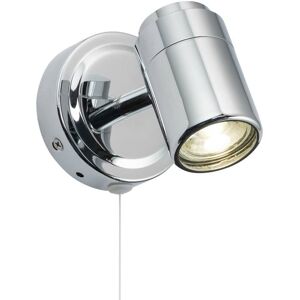 Knightsbridge 230v Ip44 Gu10 Single Spotlight Ba03s1c Wall Light Bathroom Tilt Knightsbridge 230v Ip44 Gu10 Single Spotlight Ba03s1c Wall Light Bathroom Tilt