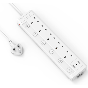 Does Not Apply Extension Lead 1m 5 Way With 3 Usb Slots (2 Usb-A,1 Usb-C), Individually Switche Does Not Apply Extension Lead 1m 5 Way With 3 Usb Slots (2 Usb-A,1 Usb-C), Individually Switche
