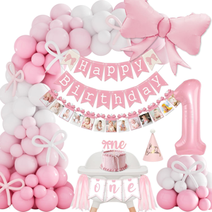 Does Not Apply 1st Birthday Decorations For Girls, Pink First Birthday Decorations, Pink White Does Not Apply 1st Birthday Decorations For Girls, Pink First Birthday Decorations, Pink White